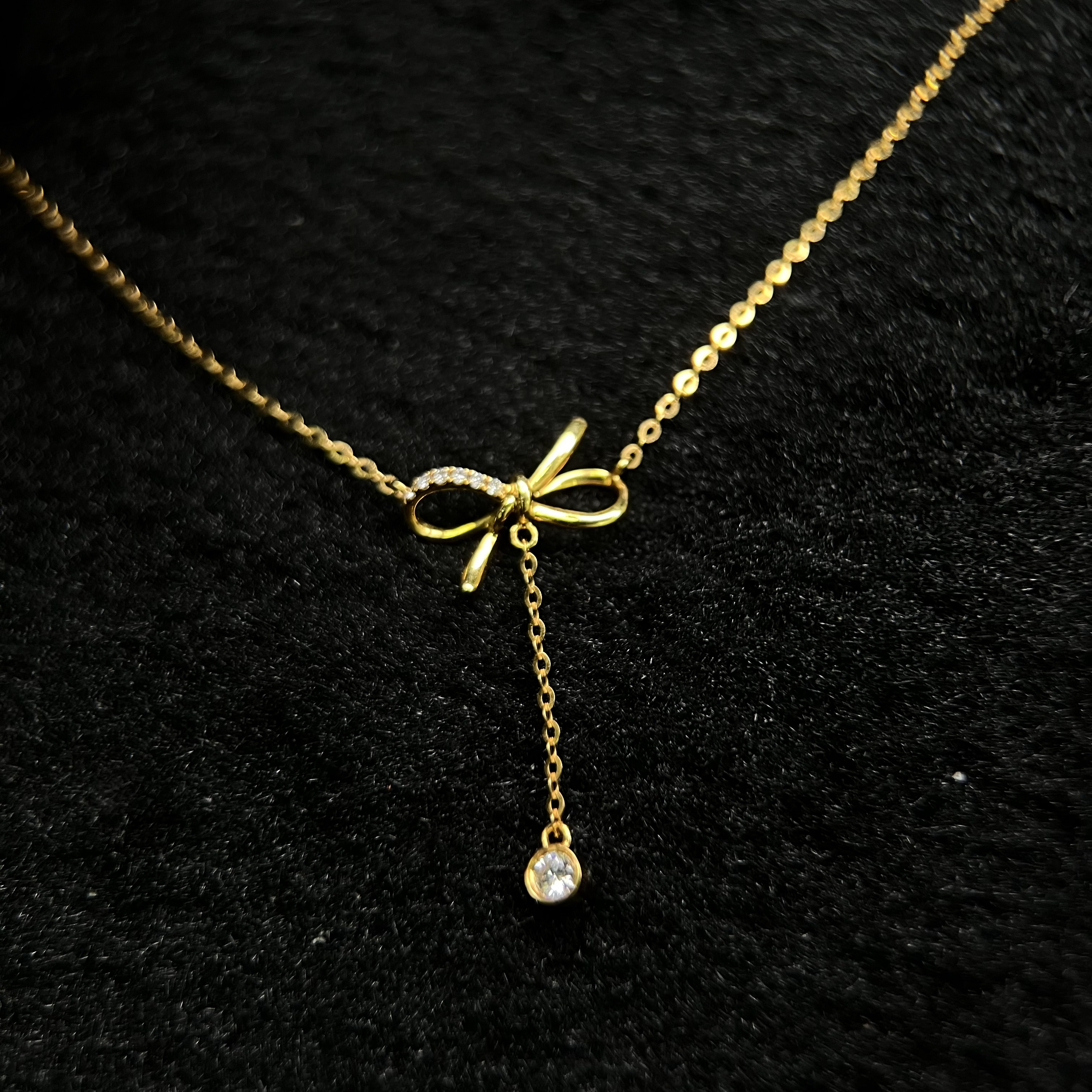 【广潮金钻】金750钻石项链