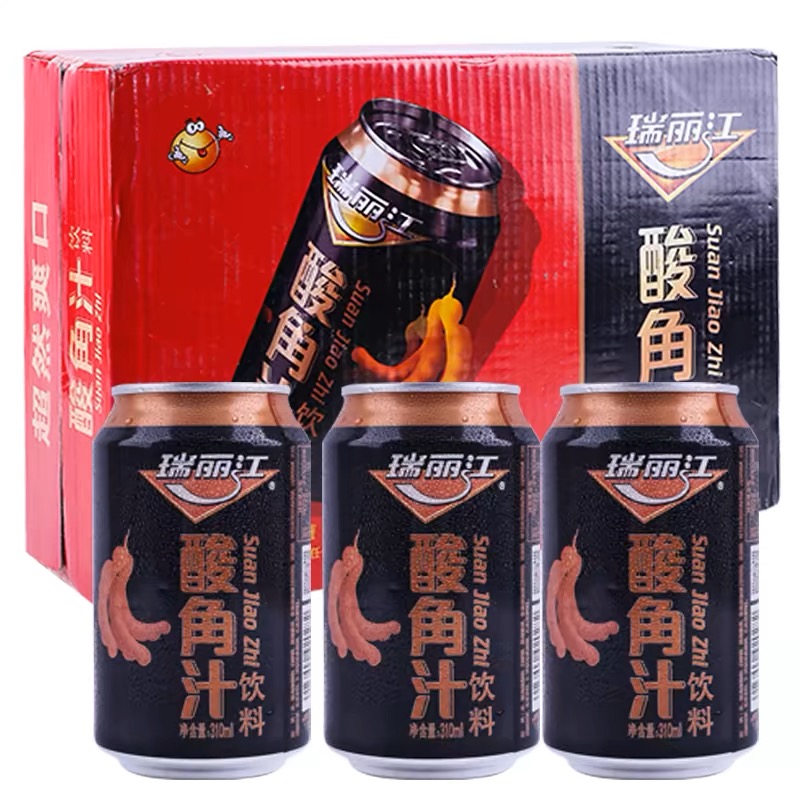云南特产瑞丽江酸角汁饮料热带酸角果汁酸爽铝罐装整箱