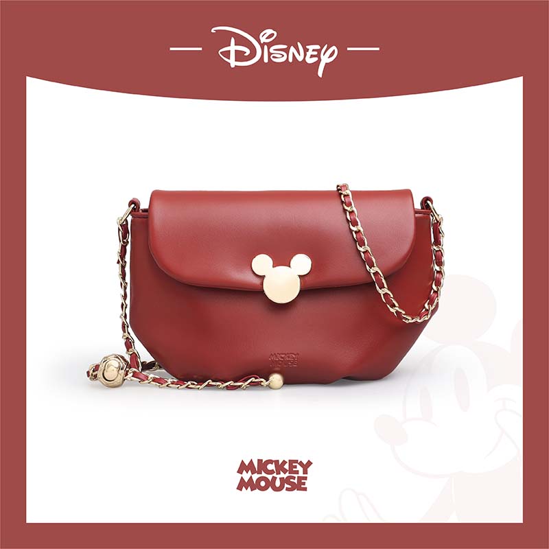【Disney/迪士尼】米奇云朵包百搭斜跨单肩包小金球小包包网红洋气