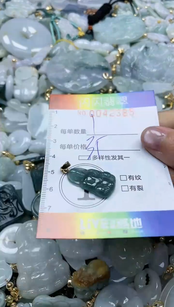 【闪购商品】翡翠颈饰未镶嵌闪购商品0042385
