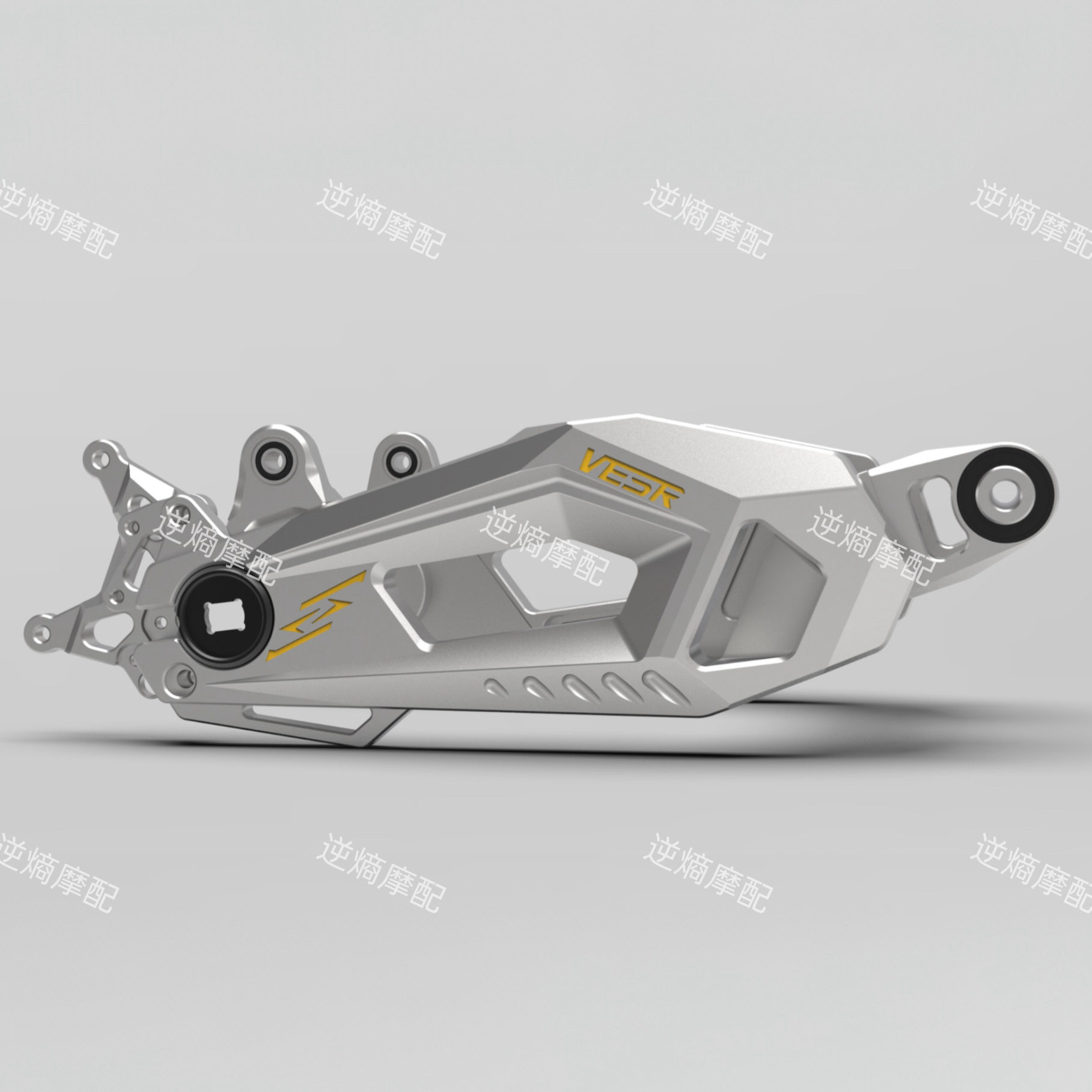 威煞联名HH银刺平叉系列九号通用直上6061材质非幽灵九号小牛电摩