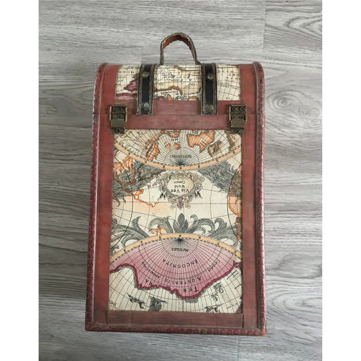 老年份箱子如图库存旧藏1个老货文玩收藏