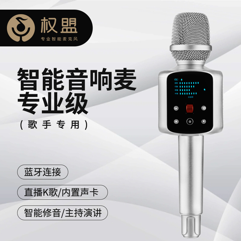 套餐 权盟炫声麦标配版无U段＋小神器，高清无线录歌直播，电视