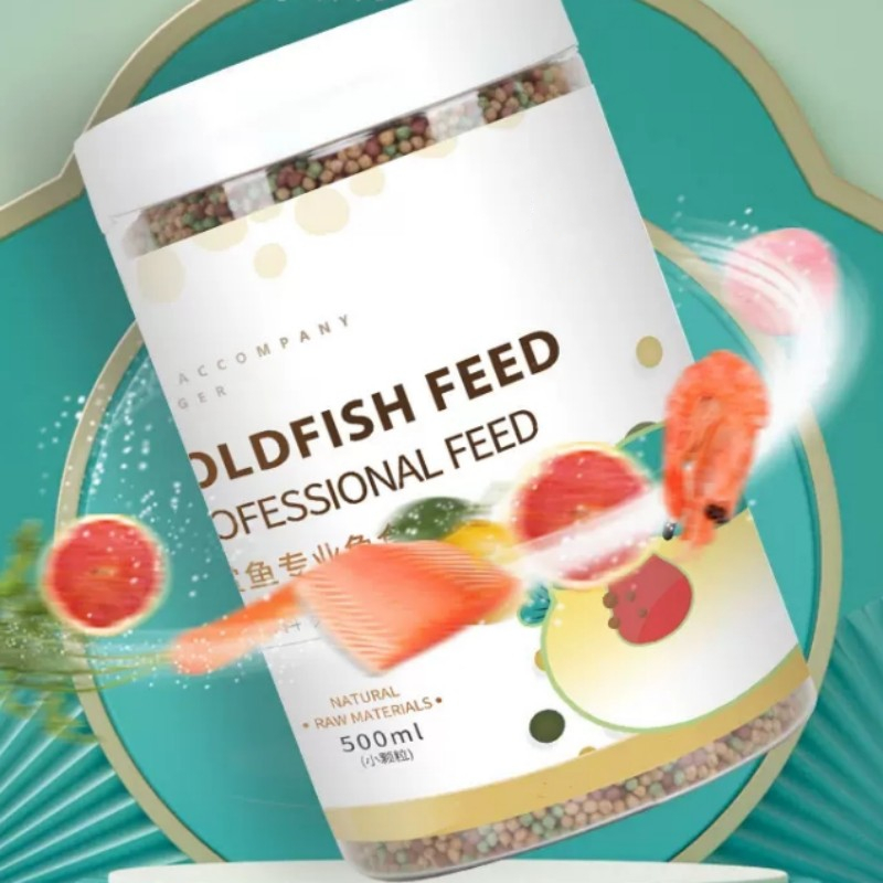 观赏鱼专用鱼粮500ml一瓶