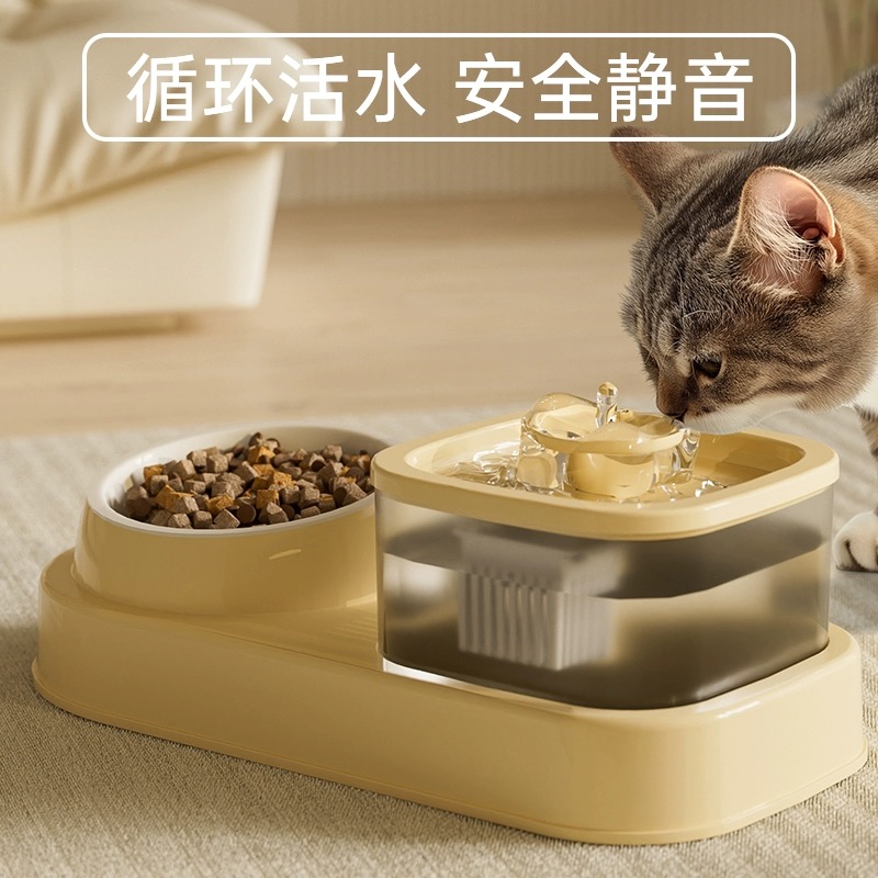 宠物饮水机自动循环出水猫食盆宠物饮水过滤流动不湿嘴猫咪喝水机
