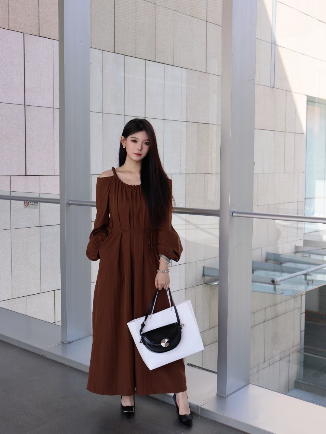 209-299秋款连衣裙时尚洋气