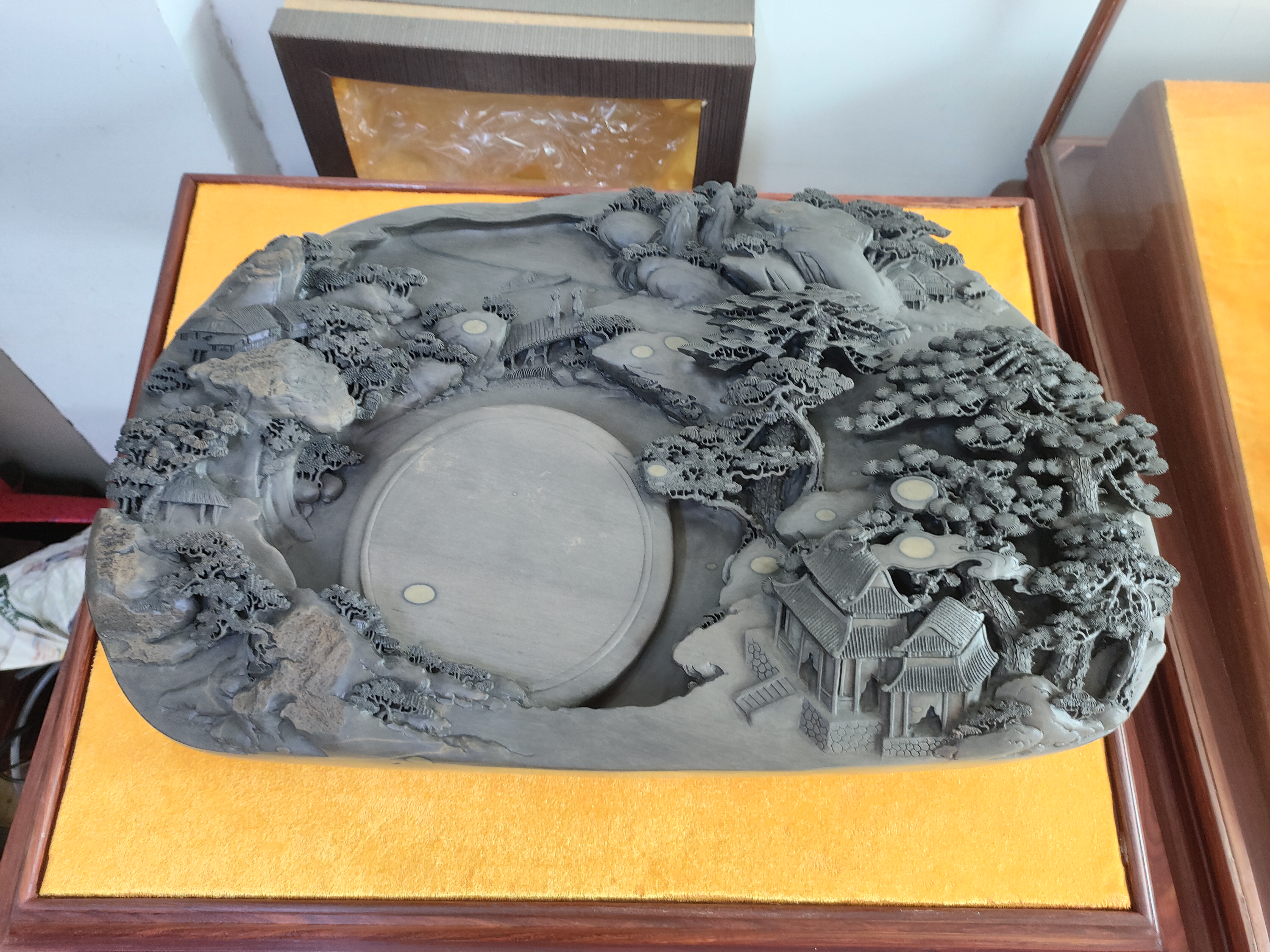 端砚孤品纯手工砚台