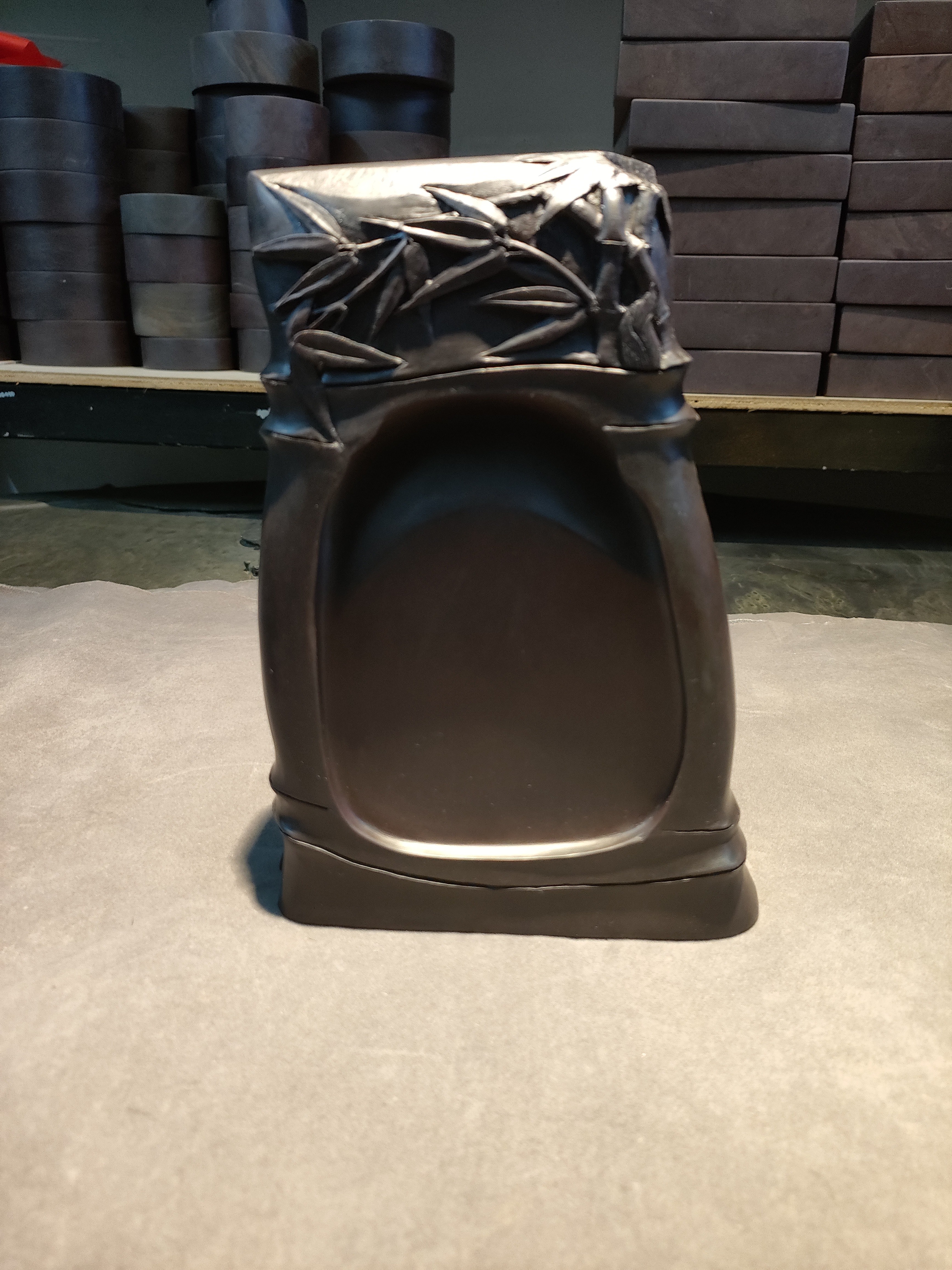 端砚古塔岩尺寸：19*13*4.5cm