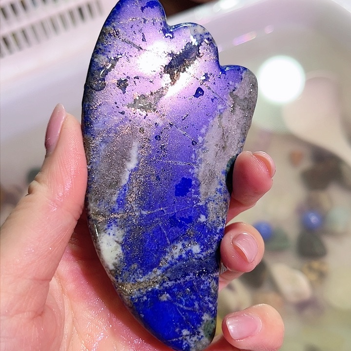 水晶77未镶嵌蓝色瓜瓜