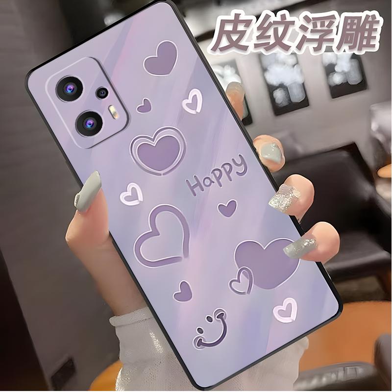 红米note12tpro手机壳RedmiNOTE12TPRO硅胶满屏爱心女款防摔简约