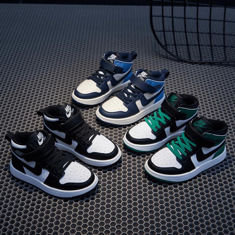 巴拉巴拉aj童鞋2024女童春秋鞋儿童板鞋童鞋篮球鞋男童运动休闲鞋