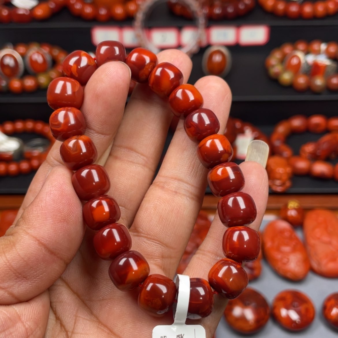 【闪购商品】南红玛瑙珠宝奇石未镶嵌单圈11