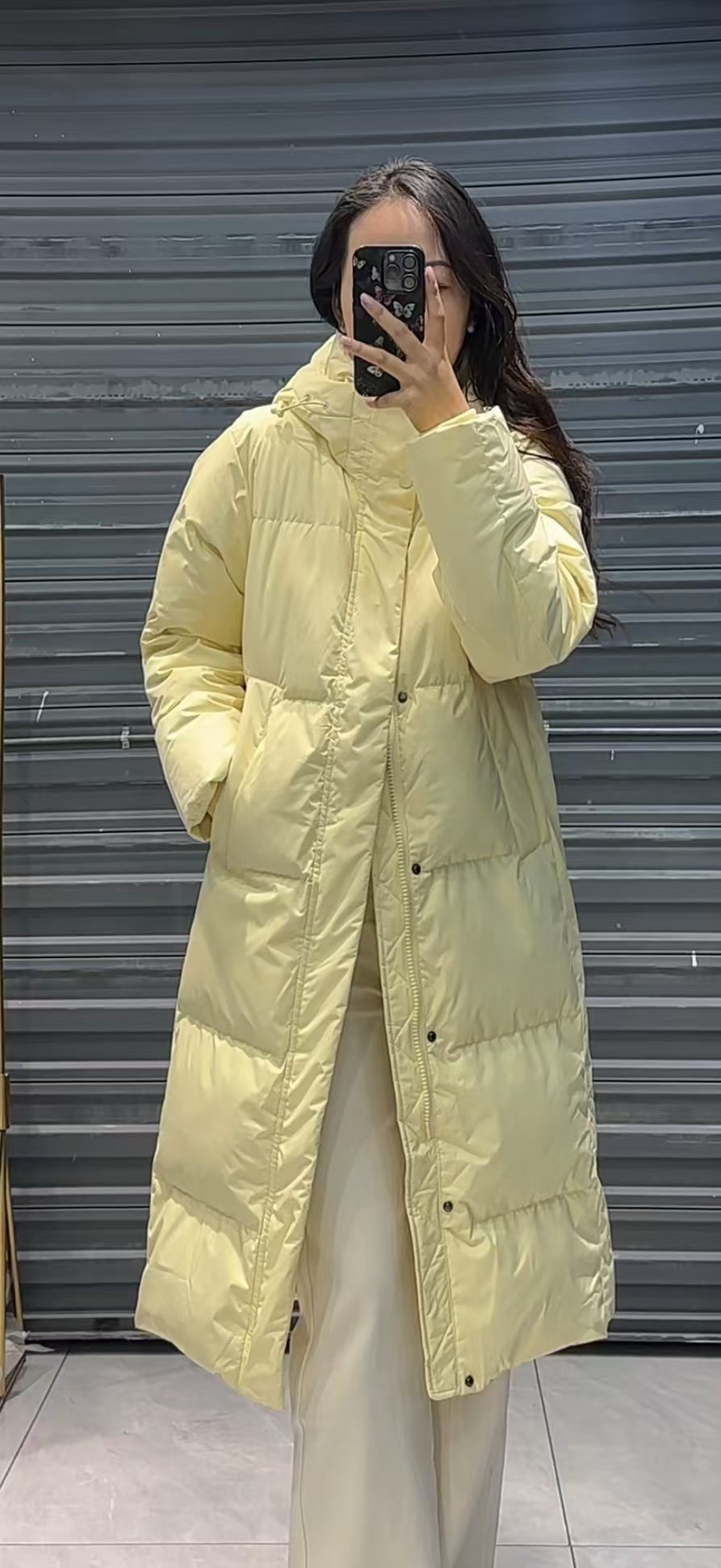 兰卡家冬季百搭长款外套