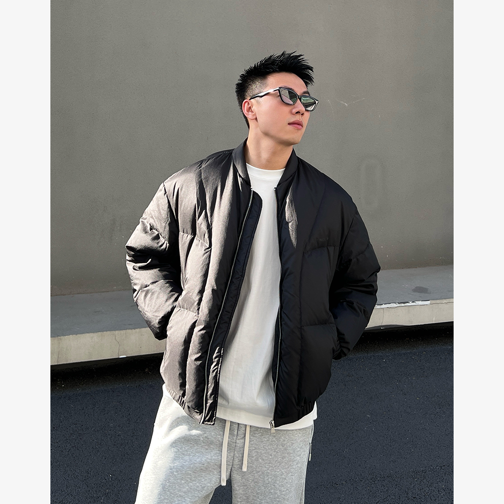 YIHAO STUDIO秋冬新品男款羽绒服休闲时尚男士保暖冬季短款外套