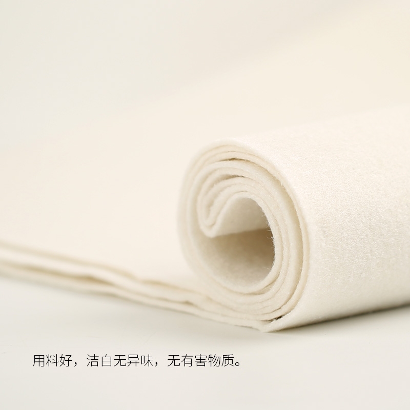 z书画毛毡垫白色定制加厚书法专用毛毡毛笔字米字格不起球毡布