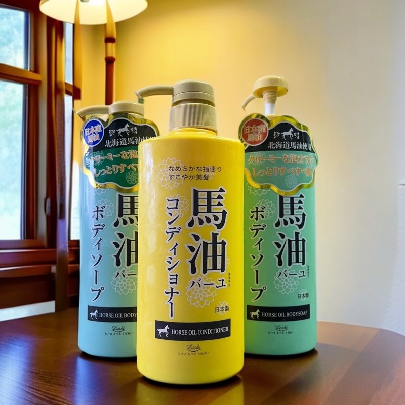 马油水润洗护套组 丝滑修护滋养补水香氛保湿柔顺