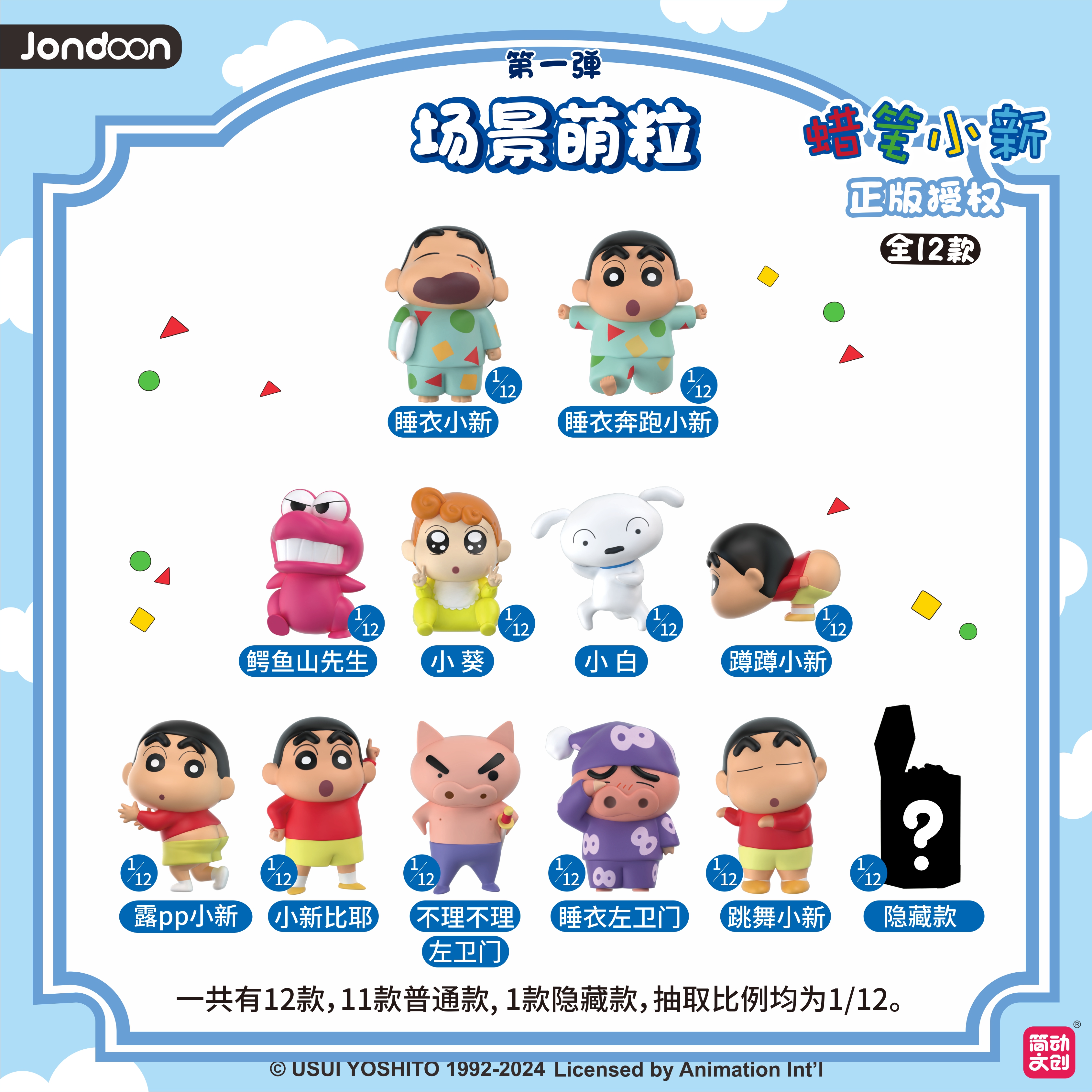 蜡笔小新场景萌粒