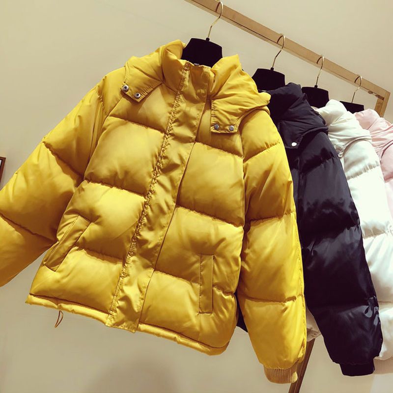 白鸭绒羽绒服2023年新款女冬装chic外套爆款ins潮情侣装皮