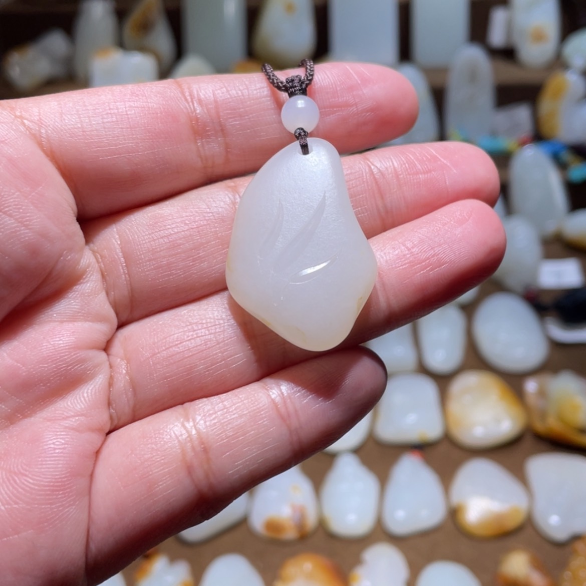 【闪购商品】和田玉颈饰未镶嵌无**比