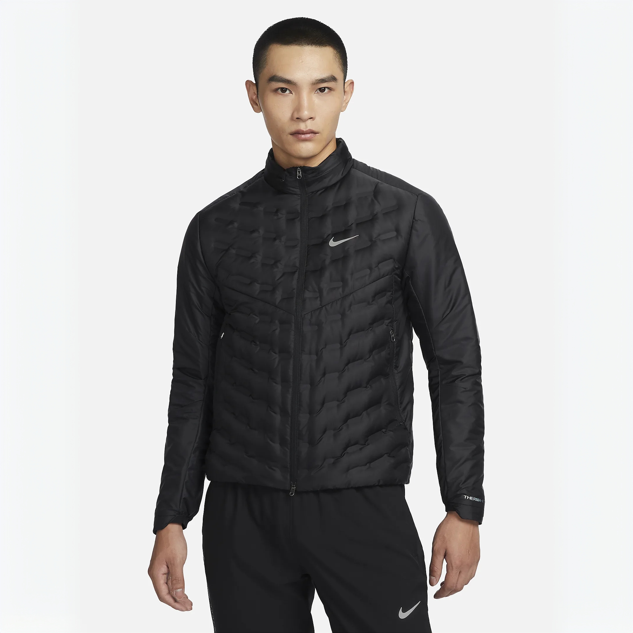 NIKE/耐克男子冬季轻薄立领防风保暖运动羽绒服外套FB7557-010