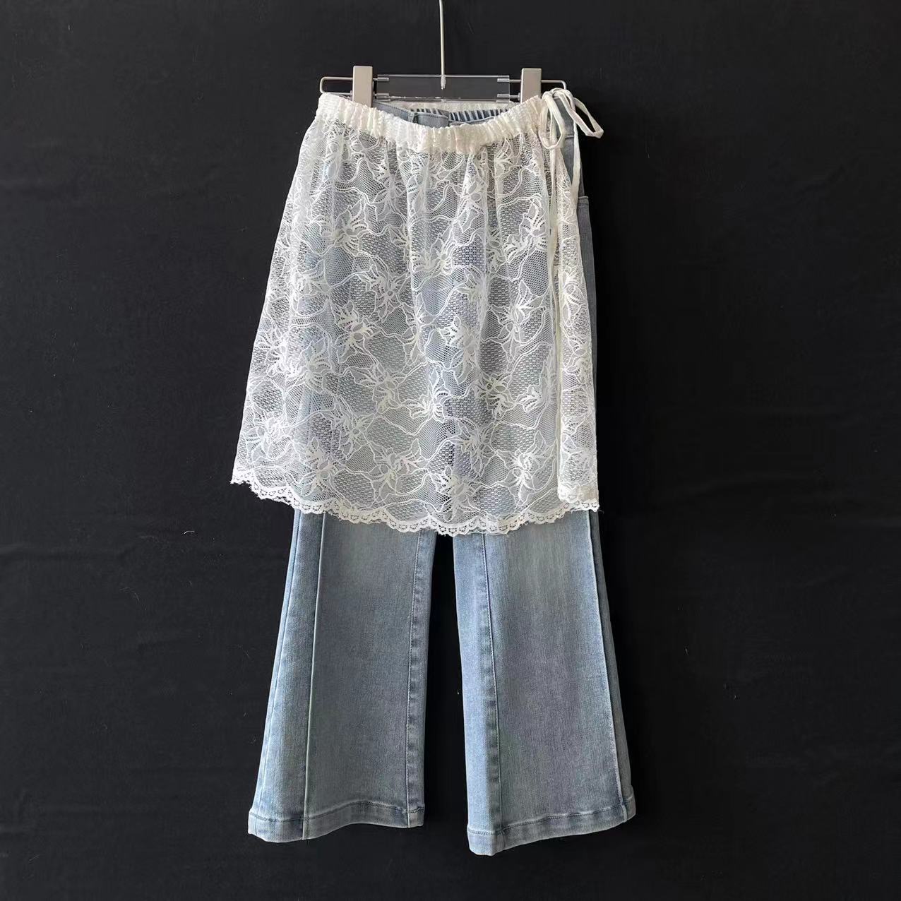 【喜儿定制】春季新款时尚休闲复古气质显瘦半身裙女童潮流中大童