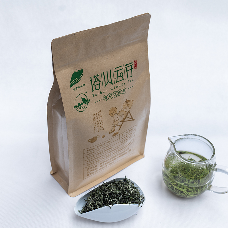 2025新茶常宁塔山茶塔山云芽牌商务绿茶高山云雾茶250克袋装