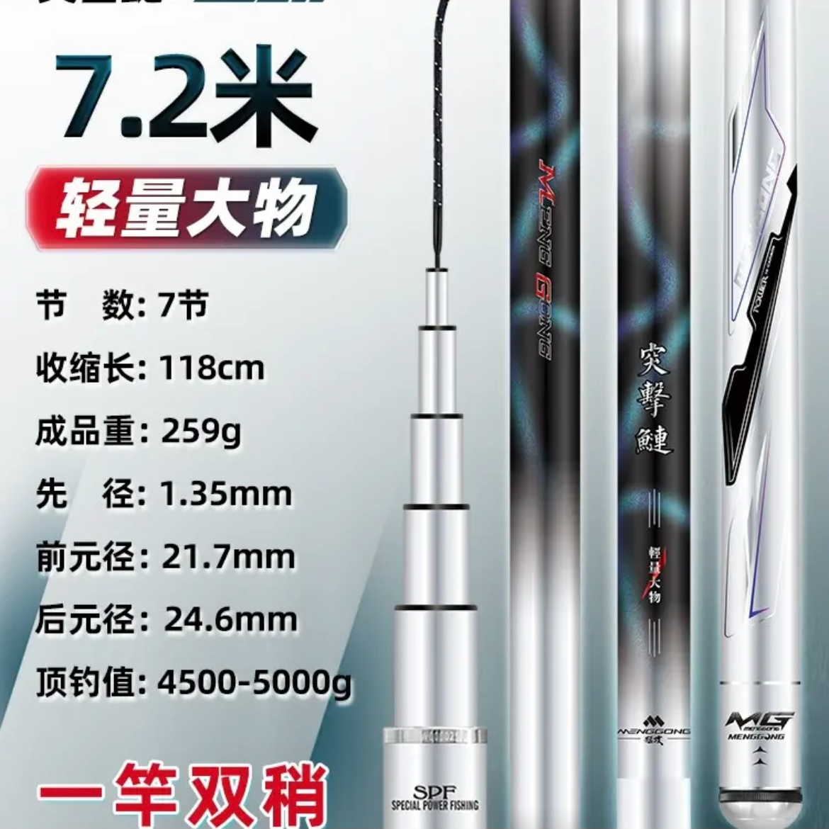 猛攻猛攻  突击鲢最新款轻量大物