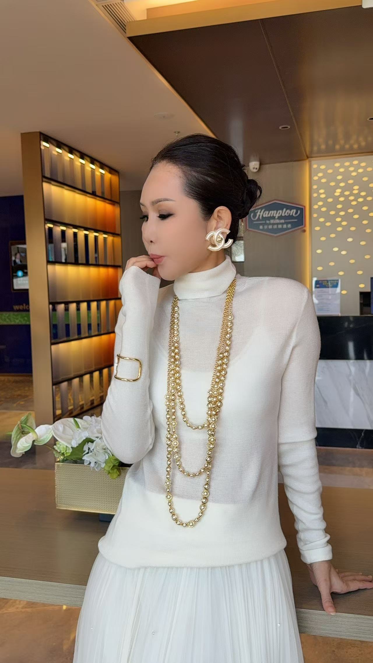 ▲VG· ORIGINAL 高领纯色打底衫女秋冬修身显瘦长袖针织内搭上衣