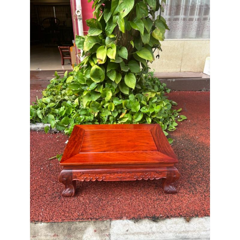 缅花家具雕花炕几尺寸50*35*20