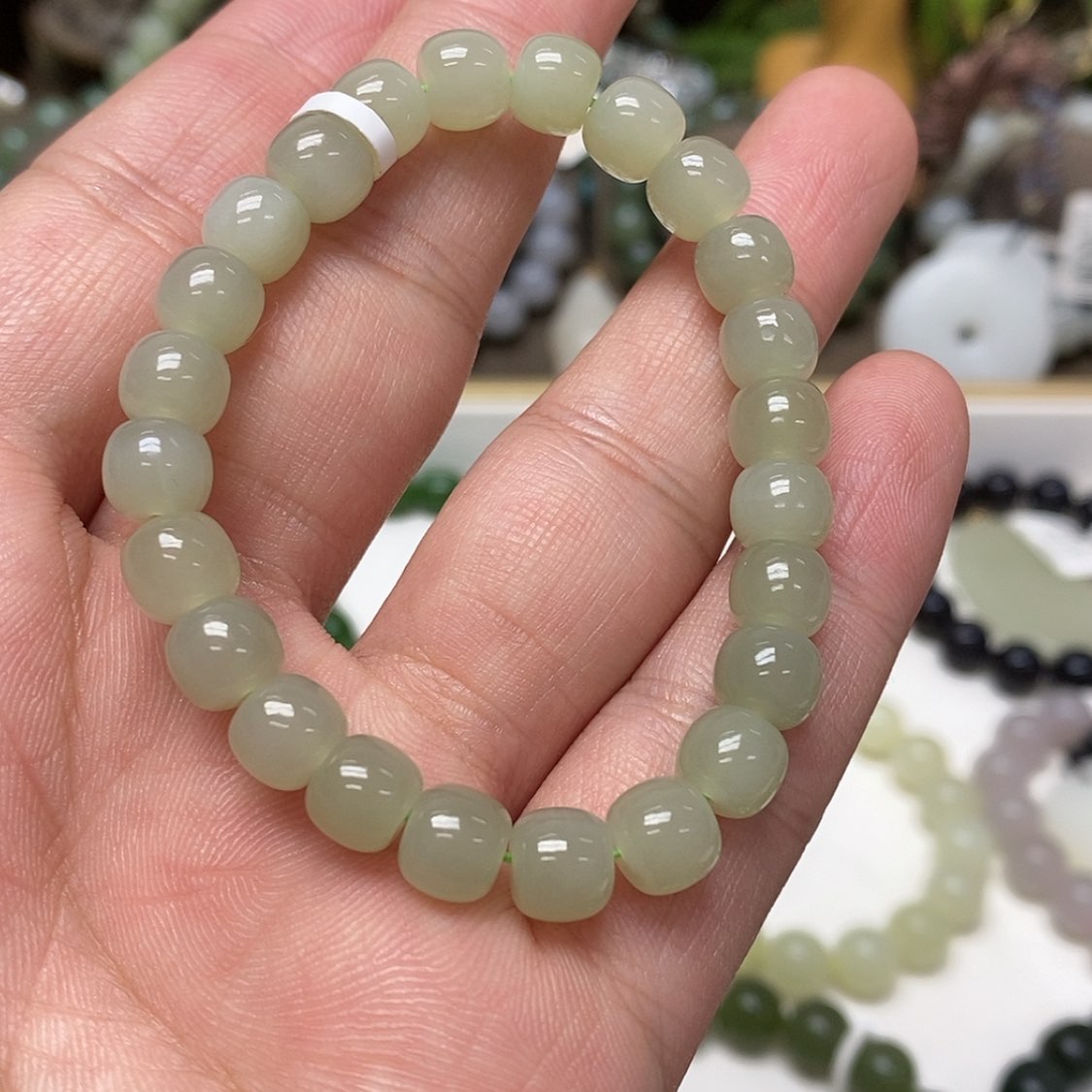 【闪购商品】和田玉手链未镶嵌7.6