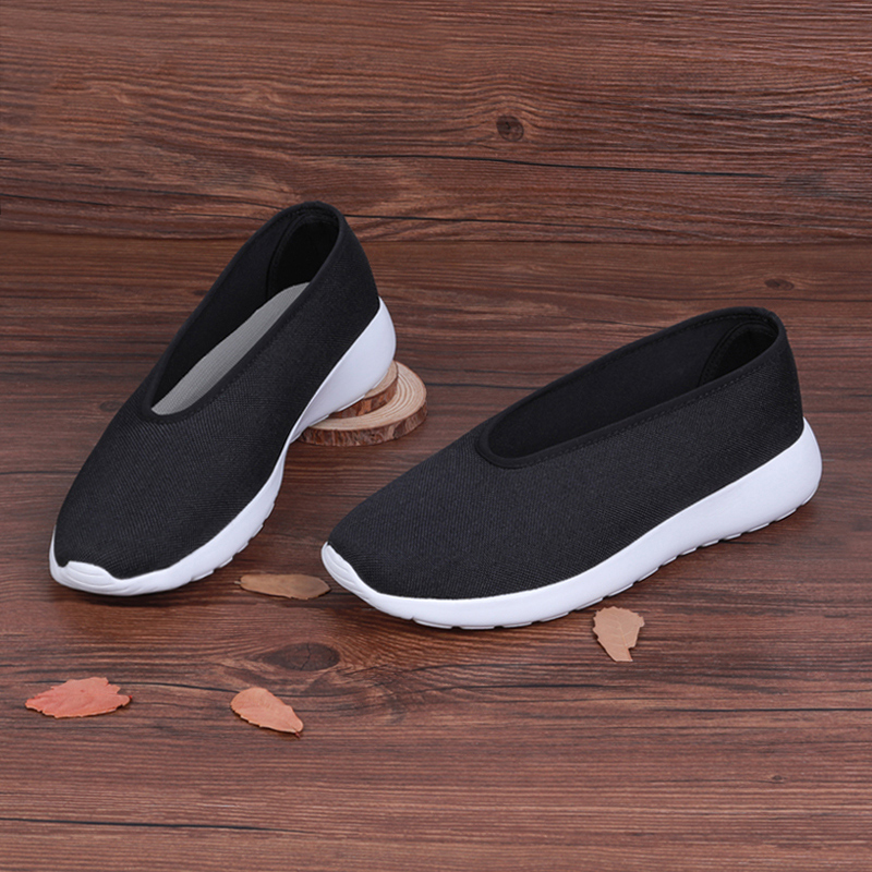 老北京布鞋黑色圆口透气防滑十方鞋云鞋太极鞋练功鞋男鞋男士软底