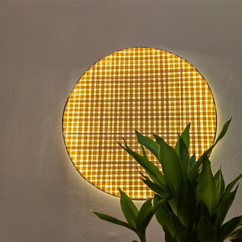 茶室装饰氛围壁灯手工竹编艺术挂件民宿客栈景区工艺店特色装饰灯