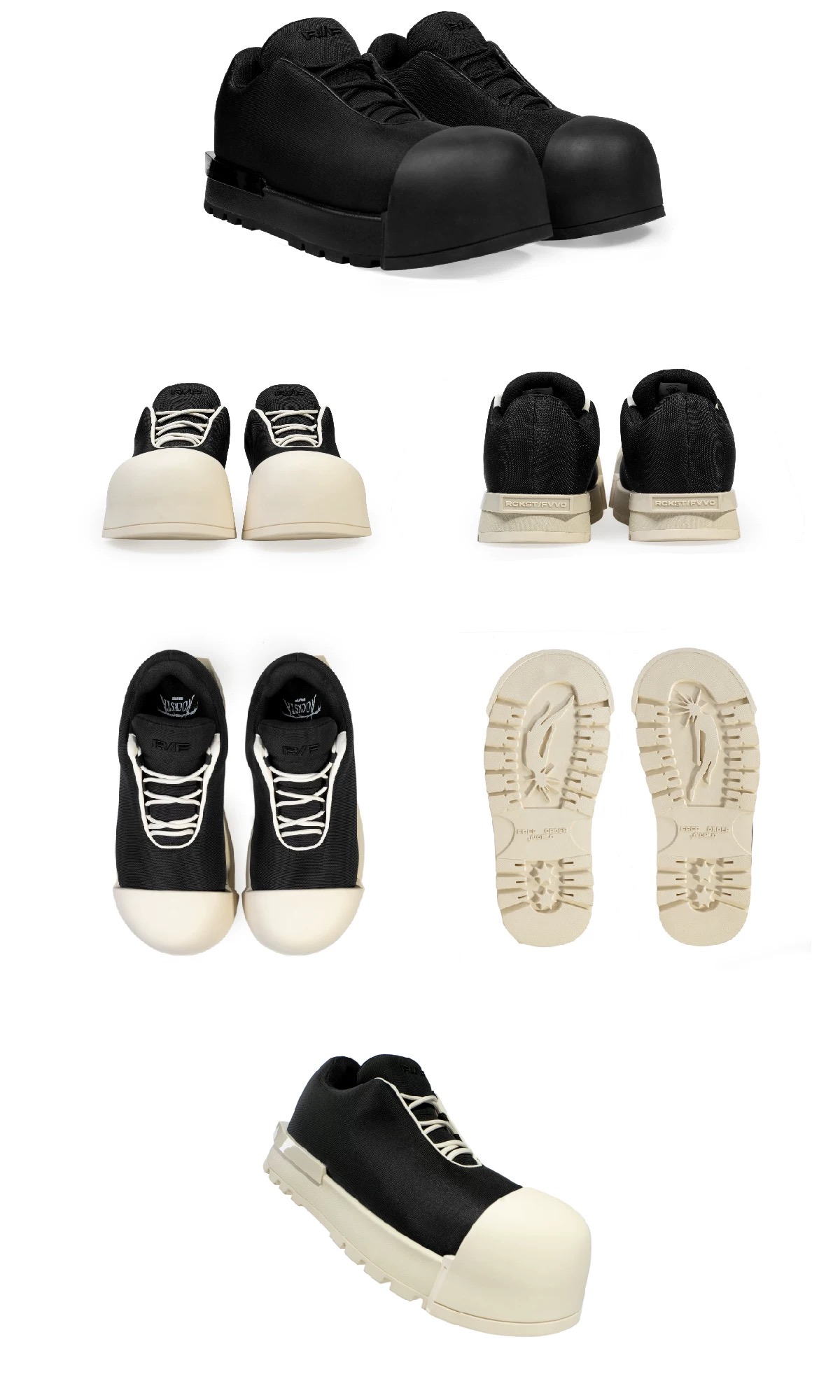 【TtAU专属】ROCKSTA X F.V.V.O黑白增高厚底百搭低帮运动鞋靴子