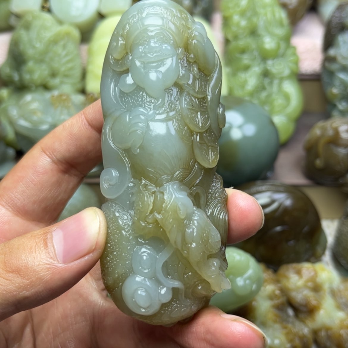 【闪购商品】和田玉把件未镶嵌@***音