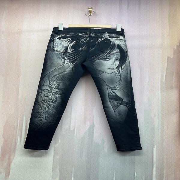 新款女装牛仔时尚潮流重工个性款(非图片款）