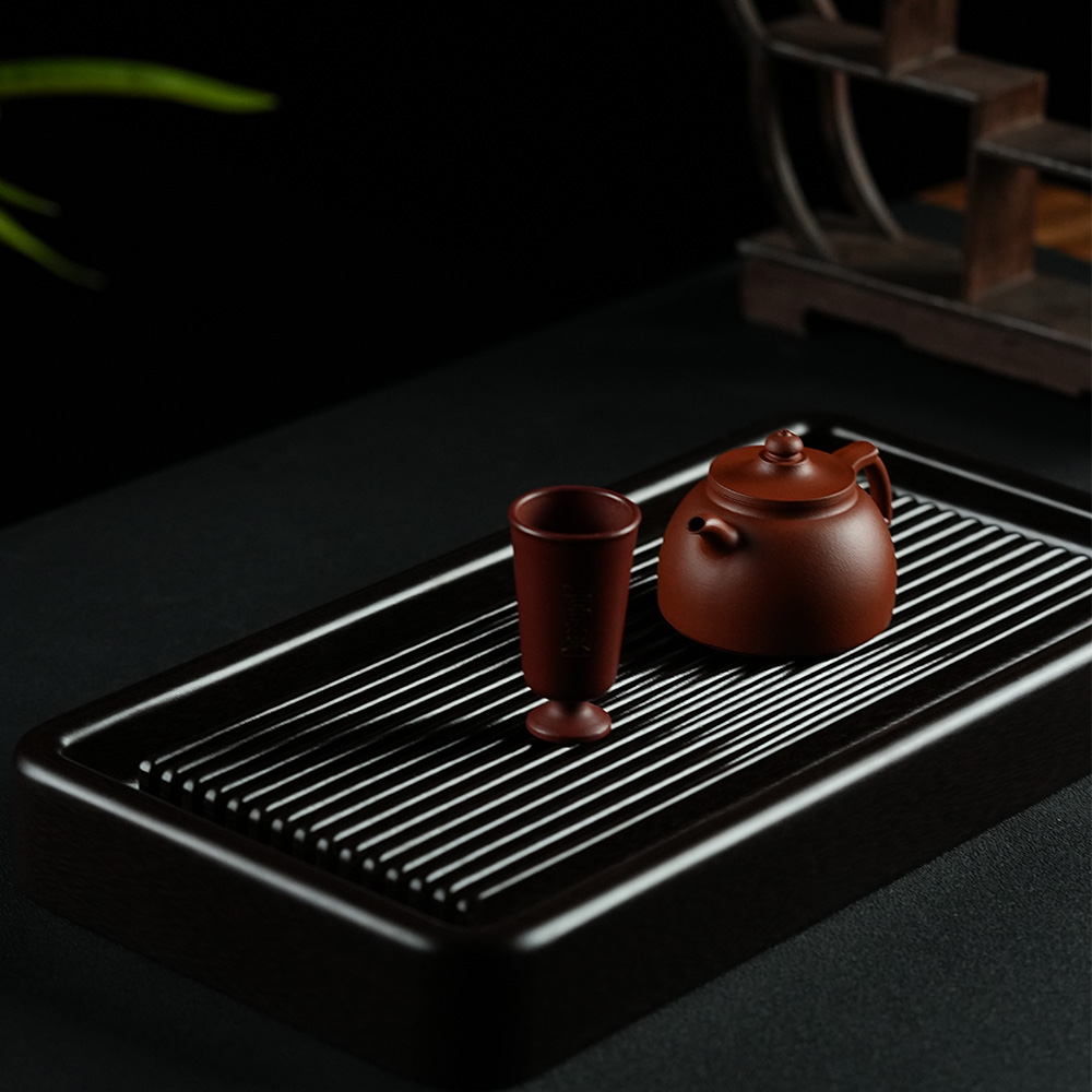 【昊哥在用茶盘】电胶木材质 40x20cm 可下水茶盘 功夫茶具 家用