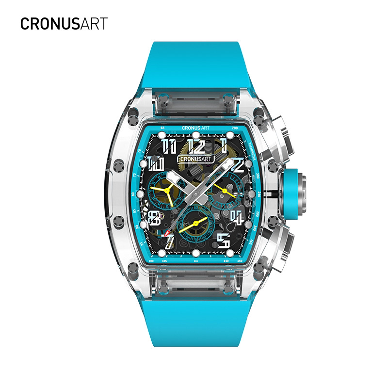 Cronus Art/Cronus Art时尚轻奢手表潮流酒桶形机械腕表阿布扎比