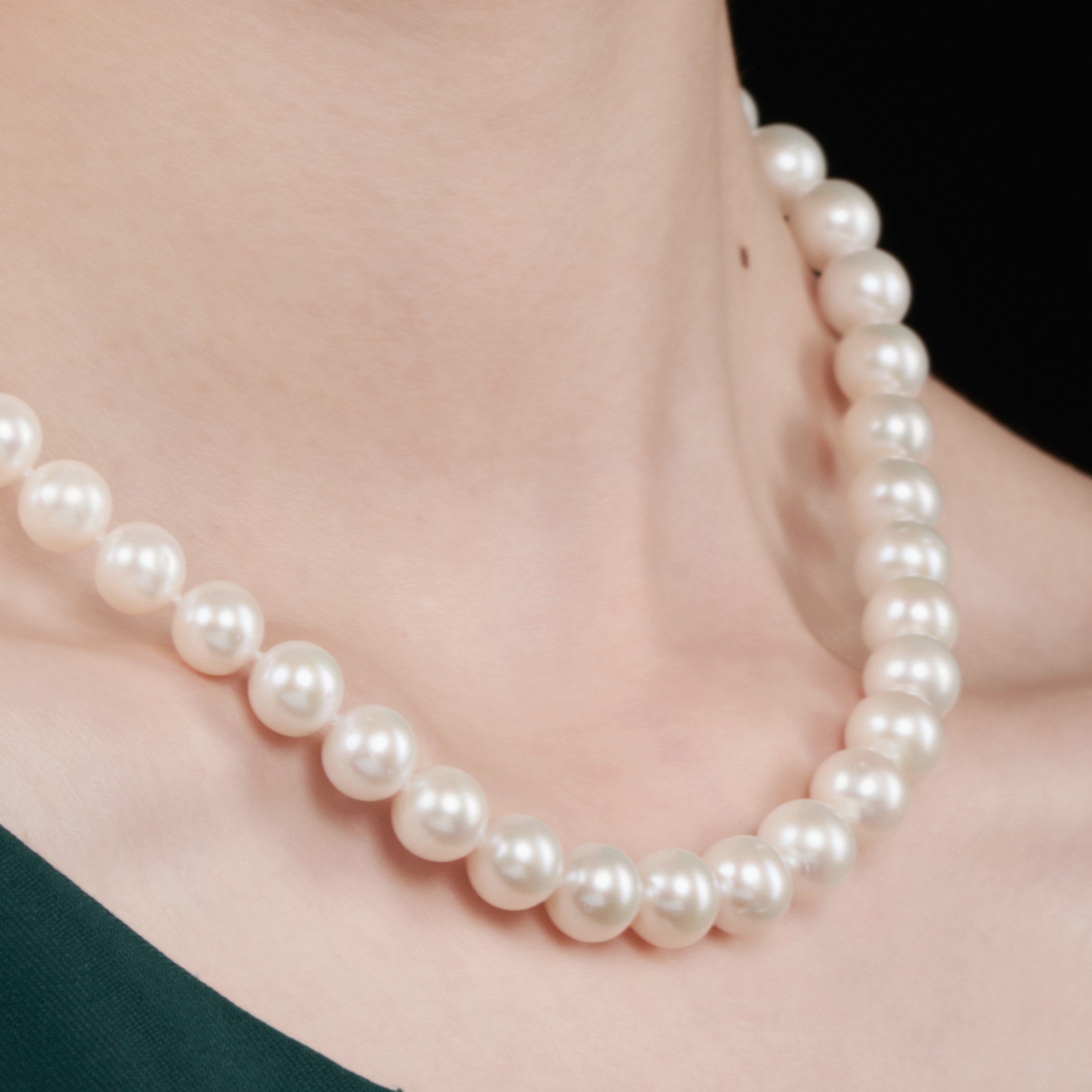 【蚌埠龙湖珍珠】10-11mm气质轻奢仙女精致珠宝白色项链大点位强光