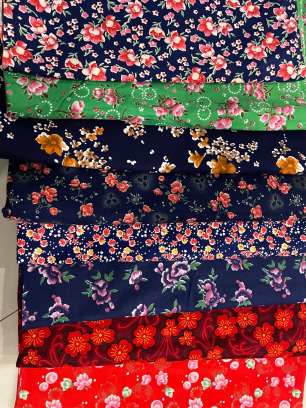 纯棉小碎花小花布 直播链接