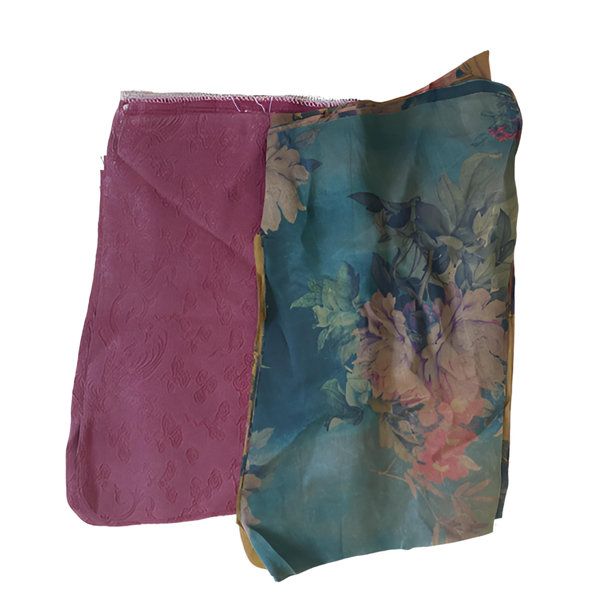 121-150香云纱布头手工DIY刀口布料