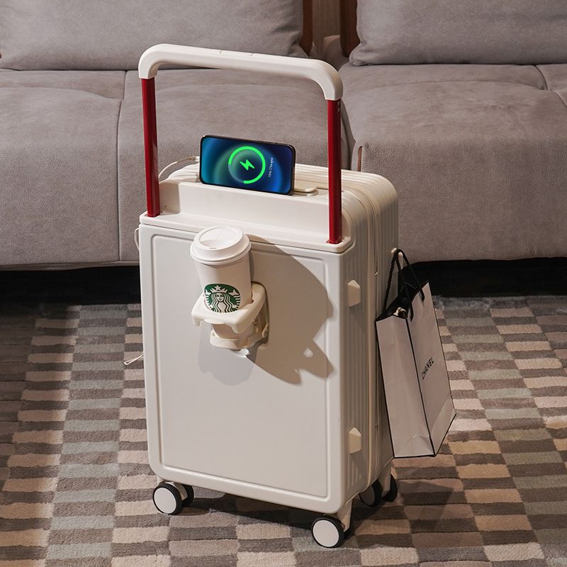 新款宽拉杆行李箱男学生拉杆箱静音密码箱子登机20旅行箱密码箱女