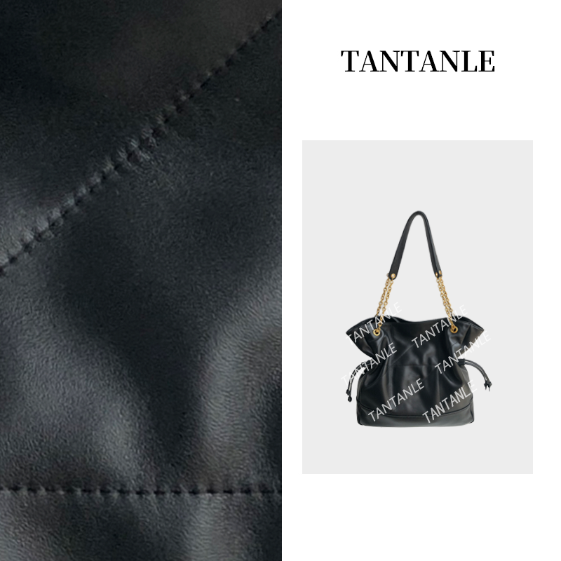 高定单肩潮流福袋手提斜跨时尚女包黑色