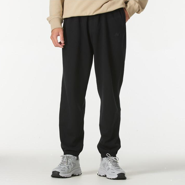 New Balance NB男款运动宽松休闲束脚裤简约百搭针织长裤AMP41508