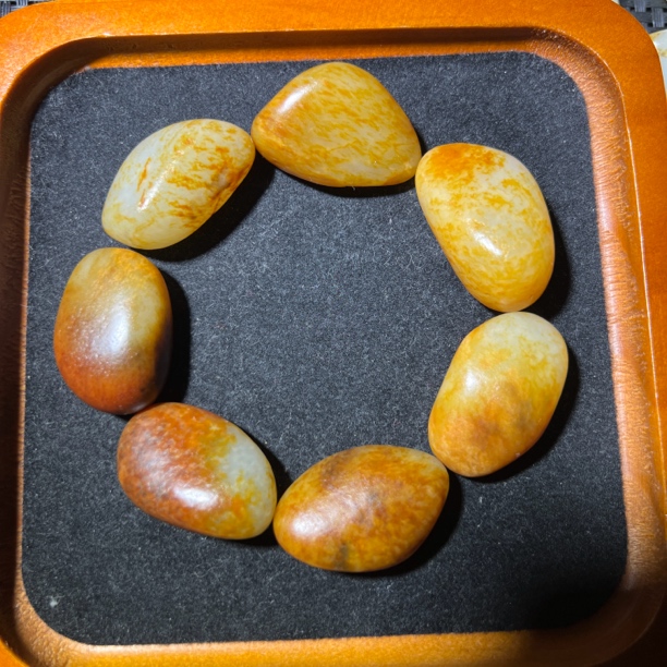 新疆和田玉籽手串108.5克