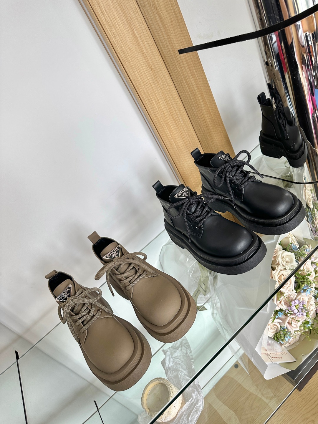 BAO/宝小姐【年底福利】短筒复古大头厚底马丁靴167-110