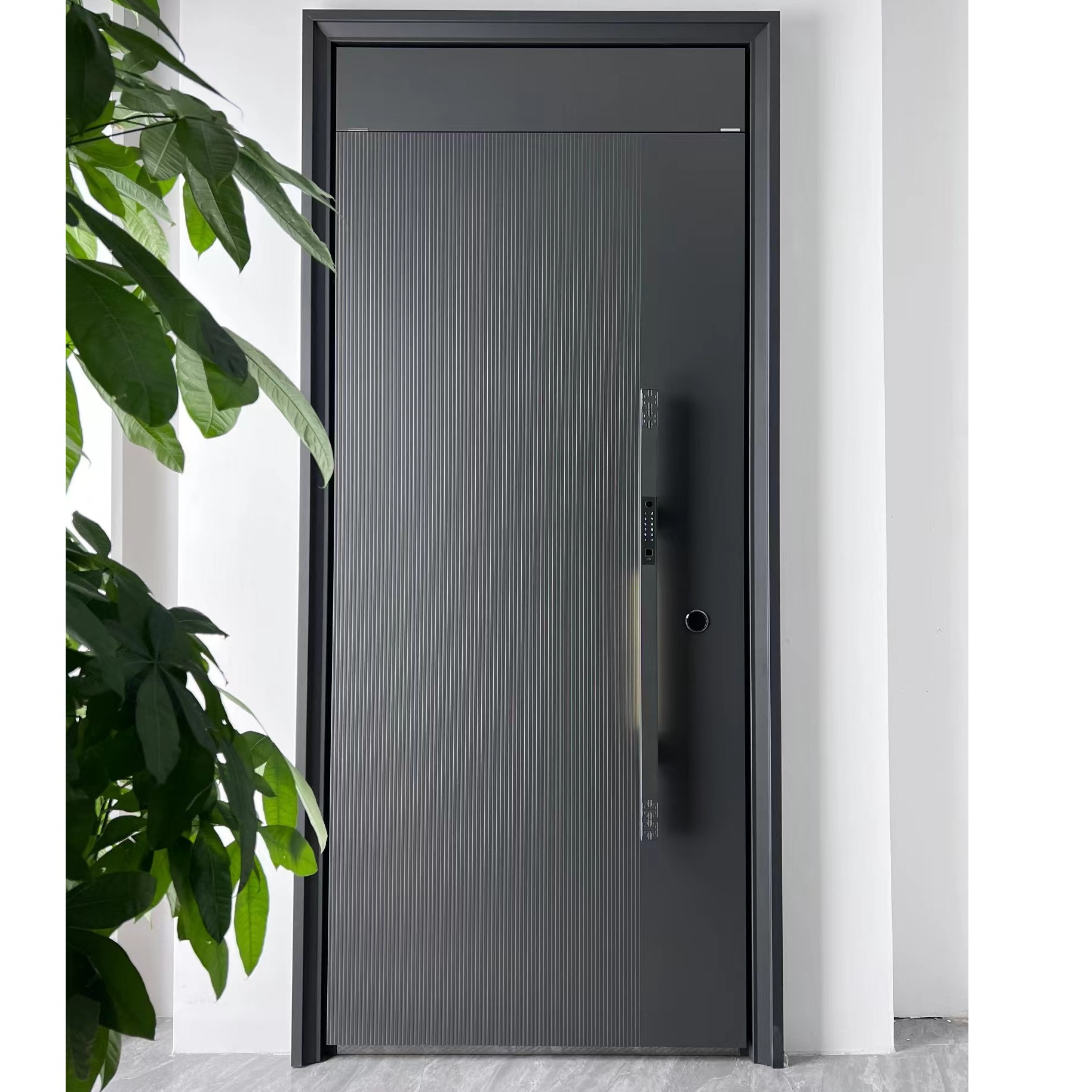 《春华》超甲臻品防盗门~精雕拉手十寸大屏