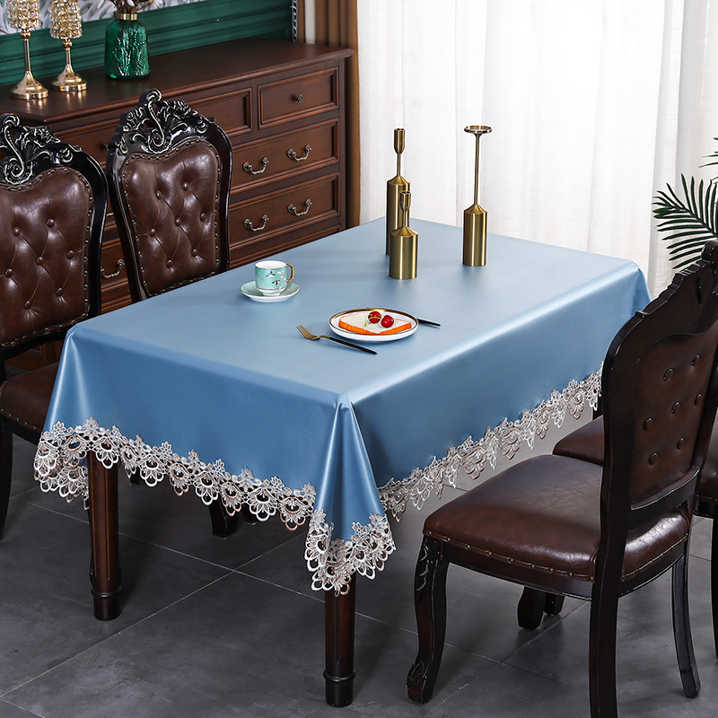 防水防油免洗茶几垫耐高温可擦防滑通用餐桌盖布轻奢风万用盖布