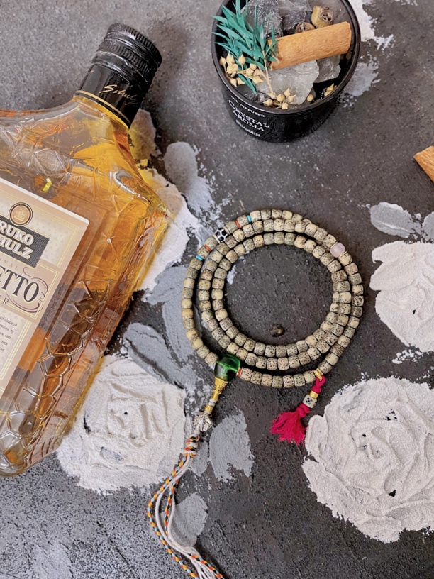 星月菩提石玉108佛珠108设计款