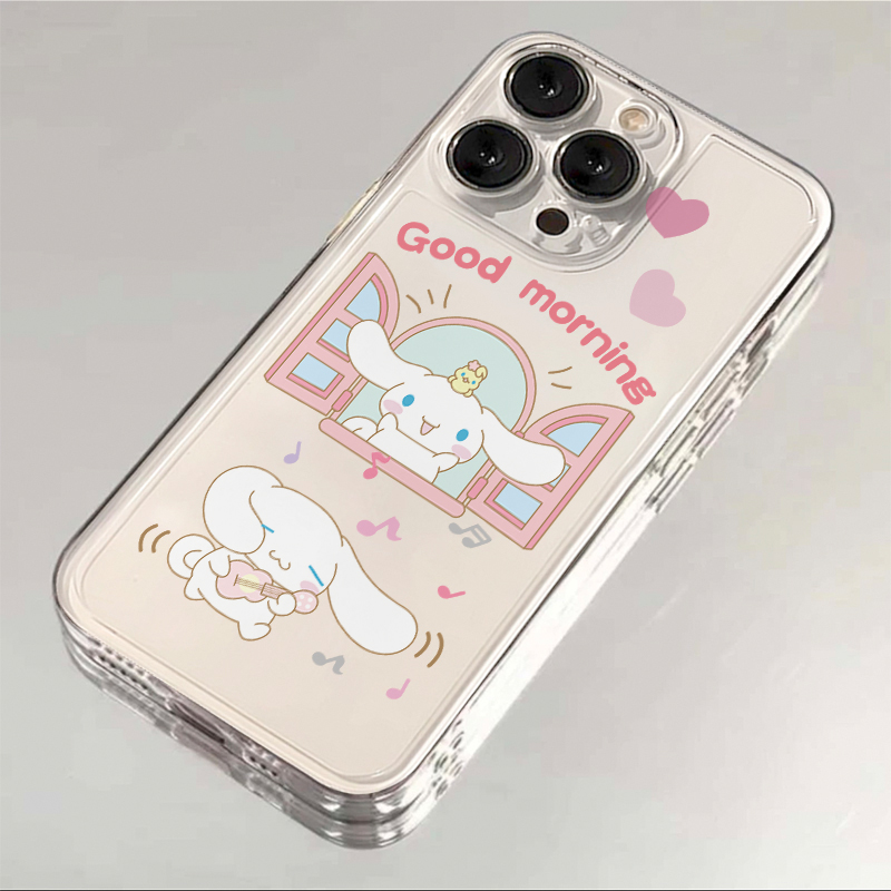 早安大耳狗苹果15手机壳iPhone14promax新年7/8plus创意13/12/11/