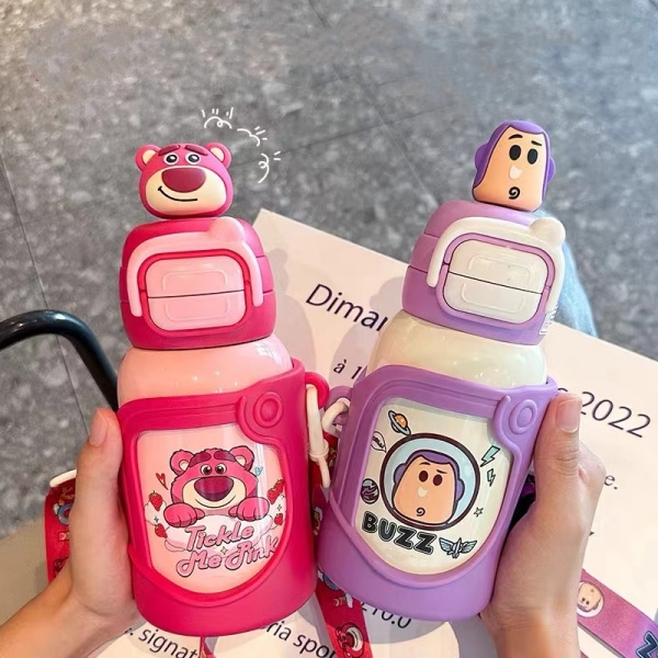 双饮儿童壶保温水杯男孩女孩316不锈钢水杯2024新款